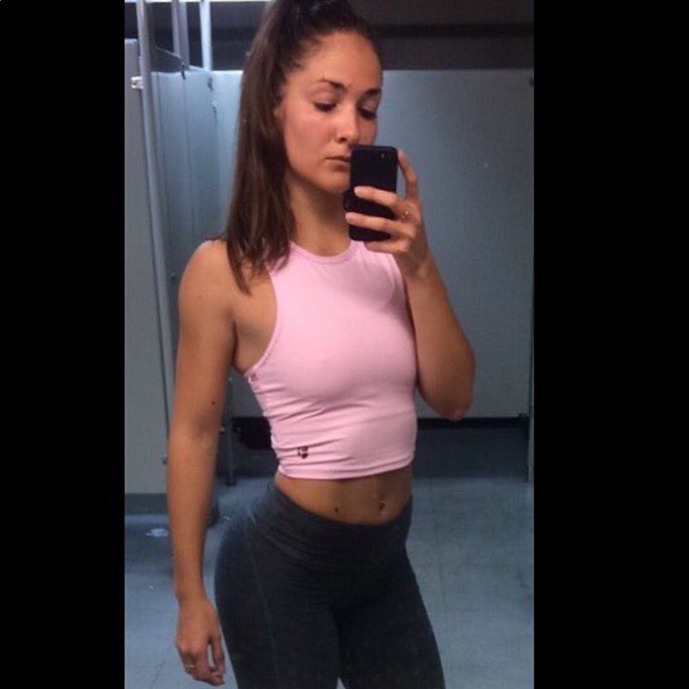 Rise Light Pink Workout Crop